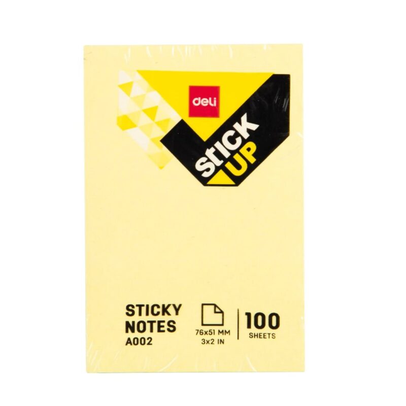 Deli Sticky Notes 3X2 Inch Pack of 100