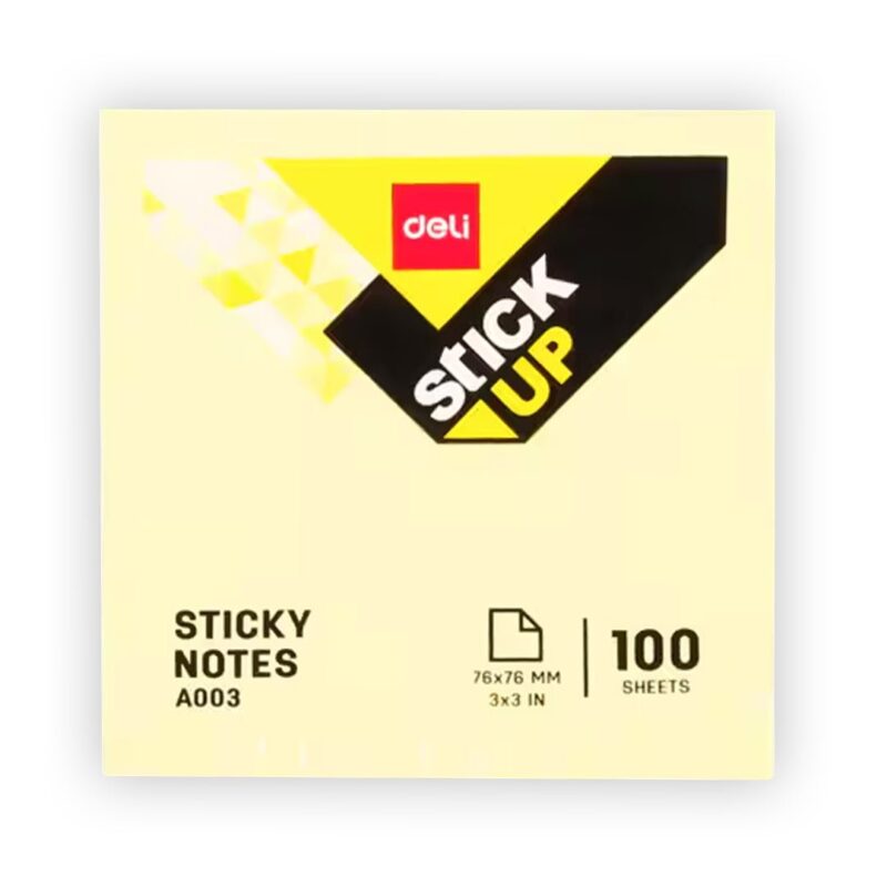 Deli Sticky Notes 3X3 Inch Pack of 100