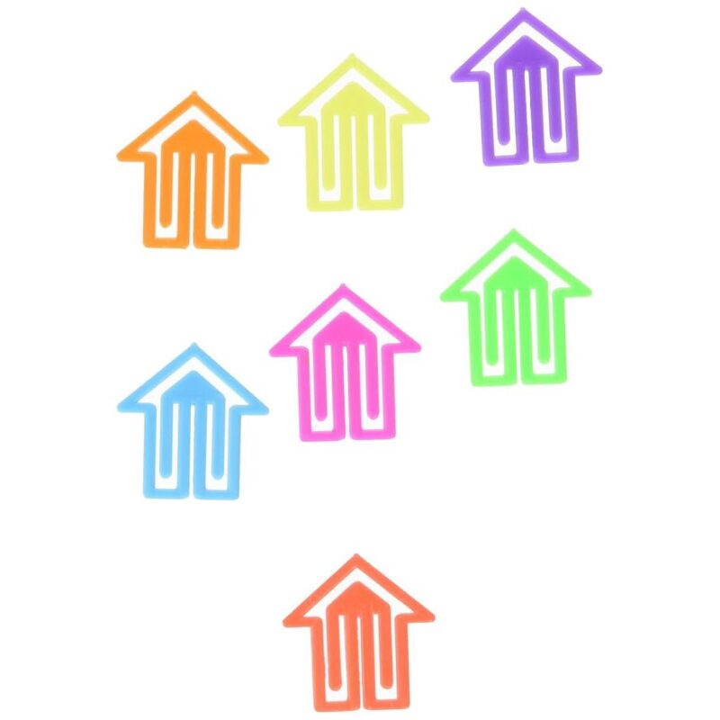 Laurel Arrow Paper Marker Clip Assorted 30mm-Pack of 50
