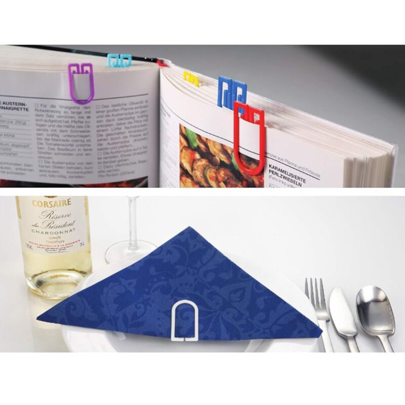 Laurel King Paper Clip Assorted Colours 50 mm- Pack of 20