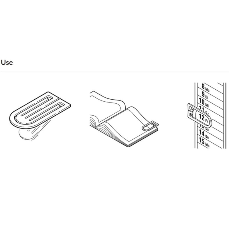 Laurel King Paper Clip U Shaped Designer Assorted  75mm - Pack of 5