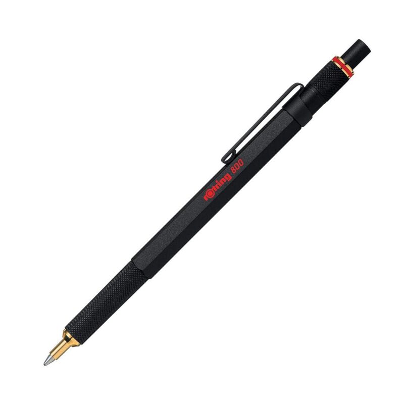 Rotring 800 Series Black 1.0mm Ball Pen