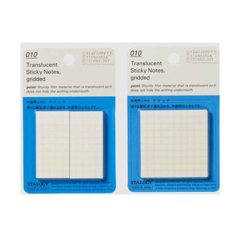 Stalogy Translucent Sticky Notes